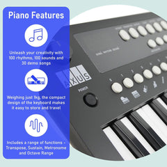Axus Mini Keyboard 37 Key Keyboard - Black