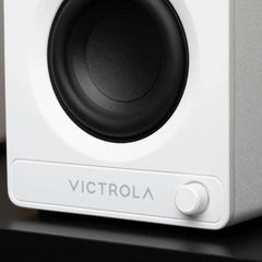 Victrola Tempo Bookshelf Speakers - White