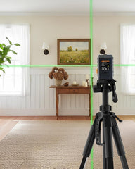 Cigman Line Laser, 100ft Self Leveling Laser Level with Magnetic Bracket, Green Laser Level for Picture Hanging, Home Renovation, DIY and Tile