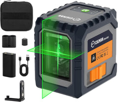 Cigman Line Laser, 100ft Self Leveling Laser Level with Magnetic Bracket, Green Laser Level for Picture Hanging, Home Renovation, DIY and Tile