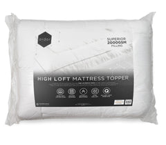 2000GSM STANDARD MICROFIBRE MATTRESS TOPPER - QUEEN