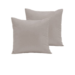 Pair of 280TC Polyester Cotton European Pillowcases Latte