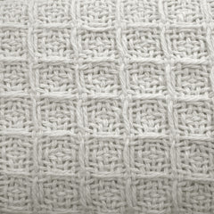 Cotton Waffle Blanket White Single