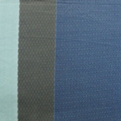 300TC Simon Teal Reversible Cotton Stripes Quilt Cover Set Queen