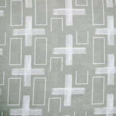 Artex Silver Crosses Quilt Cover Set Queen