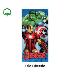 Marvel Avengers Cotton Beach Towel 70 x 140 cm Trio Classic