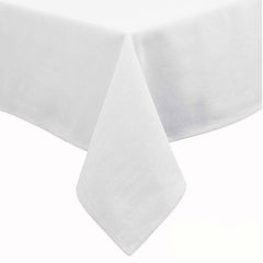 Hoydu Cotton Blend Table Cloth 180cm x 220cm - Bright White