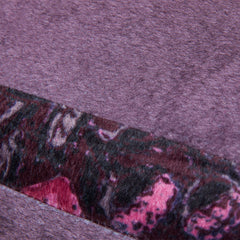 KAAT Amsterdam Boline Aubergine Velvet Oblong Filled Cushion 40cm x 60cm