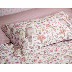 PIP Studio Garden of Dove Off White Cotton Cover Oblong Cushion 35cm x 60cm