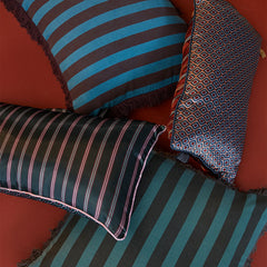 KAAT Amsterdam Meja Green Reversible Oblong Filled Cushion 30cm x 50cm