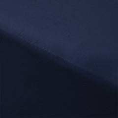 Accessorize 400TC Navy Bamboo Cotton Fitted Sheet 40cm Wall Double