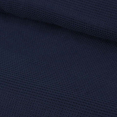 Accessorize Navy Waffle Polyester Quilt Cover Set Single