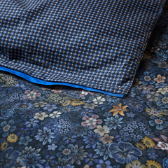 PIP Studio Tutti i Fiori Dark Blue Cotton Quilt Cover Set Queen
