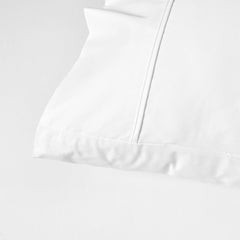 Accessorize 400TC White Bamboo Cotton Sheet Set 40cm Wall Single