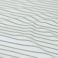 Ardor Frankie Sage Stripe Yarn Dyed Reversible Quilt Cover Set King