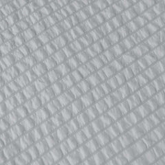 Ardor Ingrid Silver Seersucker Stripe Quilt Cover Set Double