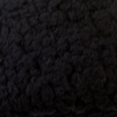 Ardor Lupinia Black Sherpa Fleece Throw Rug 130 x 150cm