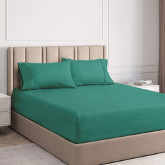 Ramesses Teal 2000TC Cooling Bamboo Combo Set Queen