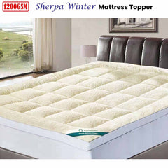 Ramesses 1200GSM Sherpa Winter Mattress Topper King