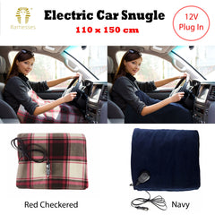 Ramesses Electric heated Car Snuggle 110 x 150 cm Navy