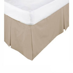 KINGDOM Box Pleated Valance Linen - KING
