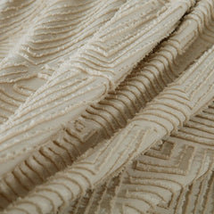 Tufted Textured Jacquard Quilt Cover Set - Super King Size