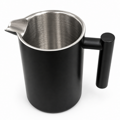 Black French Press Coffee Maker 350ml with Coffee Bean Can + Extra Filter Gift Set