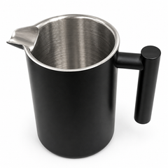Black French Press Coffee Maker Plunger 1000ml
