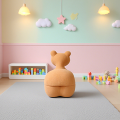 Lamb Stool Chair Brown