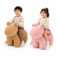 Lamb Stool Chair Pink