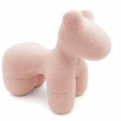 Lamb Stool Chair Pink