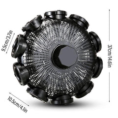 10Hole Eel Fishing Trap Cage Loach Fish Shrimp Net Folding Portable Catch Basket