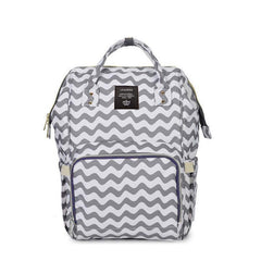 Luxury Multifunctional Diaper Nappy Backpack Maternity Mummy Changing Bag - Black