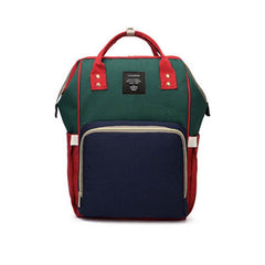 Luxury Multifunctional Diaper Nappy Backpack Maternity Mummy Changing Bag - Tangerine Pink