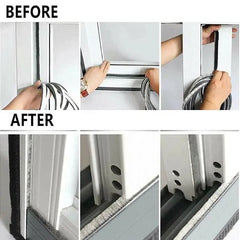 10M Hairy Seal Brush for Door & Window Draught Exclusion - 5x6mm(10M)