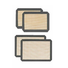 Silicone Baking Mat Non Stick Reusable Sheet for Pastry Dough Cookie Oven Bakeware - Red 2PCS(2*60X40CM)