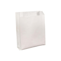 1000PCS Oil-proof Takeaway Paper Bags for Premium Takeout Supply - White-22*15*5cm