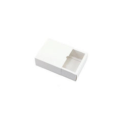 100PCS DIY Paper Box Drawer Type Jewelry Packing Box Tea Gift Cosmetics White - 12*9*3.3cm