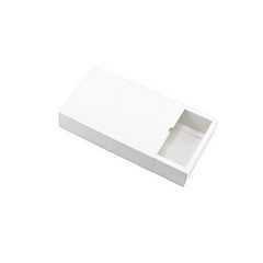 100PCS DIY Paper Box Drawer Type Jewelry Packing Box Tea Gift Cosmetics White - 12*9*3.3cm