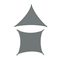 Waterproof Outdoor Shade Sail Garden Sun Canopy UV Protection Patio Awning Cloth - 4x4x4m Triangle