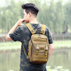 Fishing Tackle Backpack Storage Bag Shoulder Fishing Gear Bags Outdoor Backpack - Black