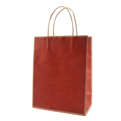 Gift Kraft Paper Bags for Packaging and Takeaway 50PCS - Red-31*26*12cm