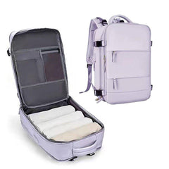 Waterproof Travel Backpack Outdoor Sports Shoulder Bag Hiking Camping Daypack - Grey