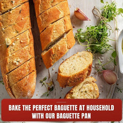 Non-stick French Baguette Pan Bread Baking Mould Loaves Mold Cooking Steel Tray