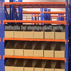 10pcs Slanted Display Boxes for Sorting Organising Storage Containers Organizer - 60cm x 30cm x 20cm