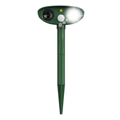 Solar Powered Ultrasonic Animal Bird Repeller Outdoor Pest Insect Control Device