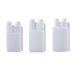 250-1000ml Plastic Twin Chamber Bottle with Tamper Evident Cap for Chemical Liquids - 10Pcs 1000ml