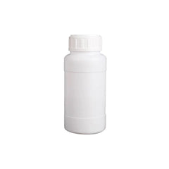 50pcs Chemical Bottle White Plastic Sample Reagent Bottles for Lab Storage - 200ml