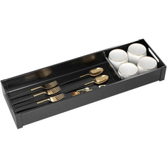 Kitchen Cabinet Drawer Cutlery Tray Utensil Organiser Insert Divider Storage - 41x10cm