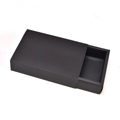 25X Black Kraft Paper Drawer Jewelry Package Necklace Bracelet Gift Package box - 20.5*15.5*4-25pcs